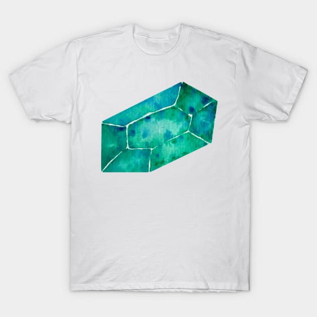 Green crystal T-Shirt by Annka47